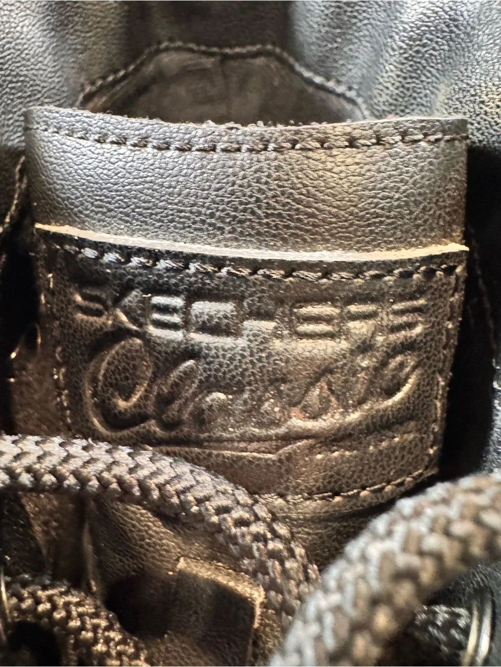 Skechers Alley Cat Black Leather Lace-Up Boots with Brown Lug Sole